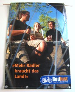 Ausstellung 'Radlust' in Weilheim 2011 - 'Mehr Radler braucht das Land!'